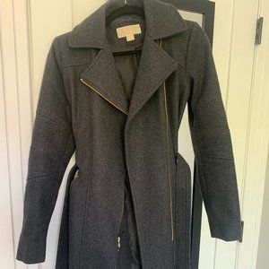 Like new Michael Kors charcoal pea coat